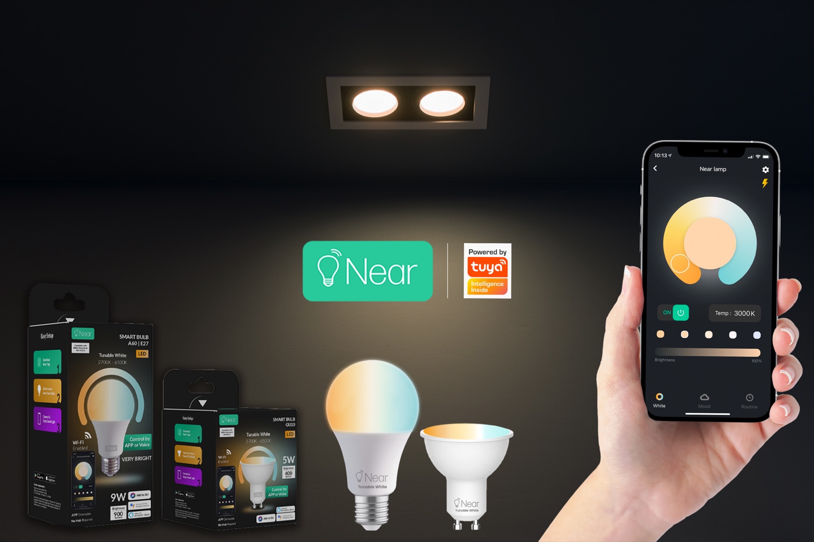 near smart lighting